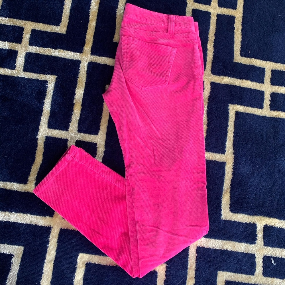 Vineyard vines hot pink women velvet jeans